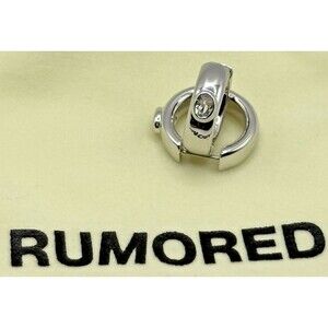 Rumored "Sonny" Huggies Earrings – Silver with rhinestone stud